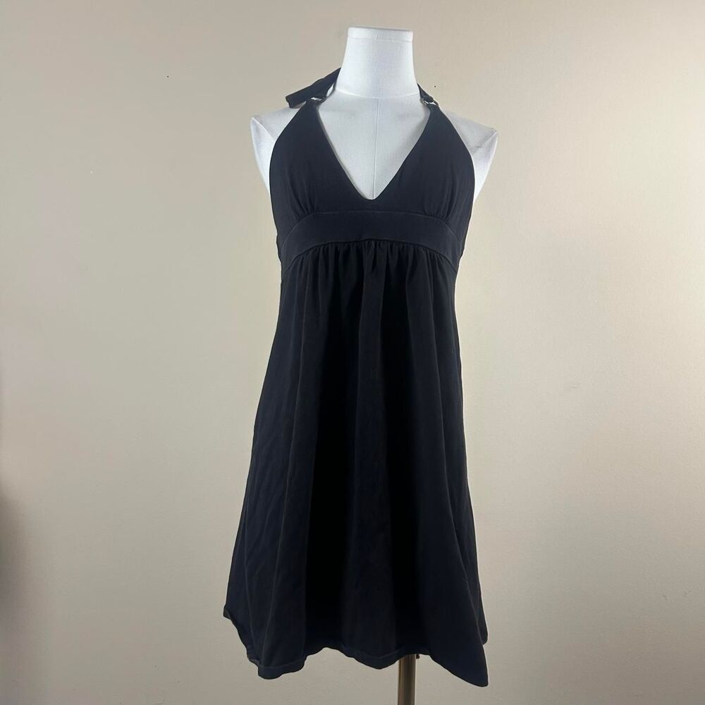 Moda International Y2K Black Halter Dress